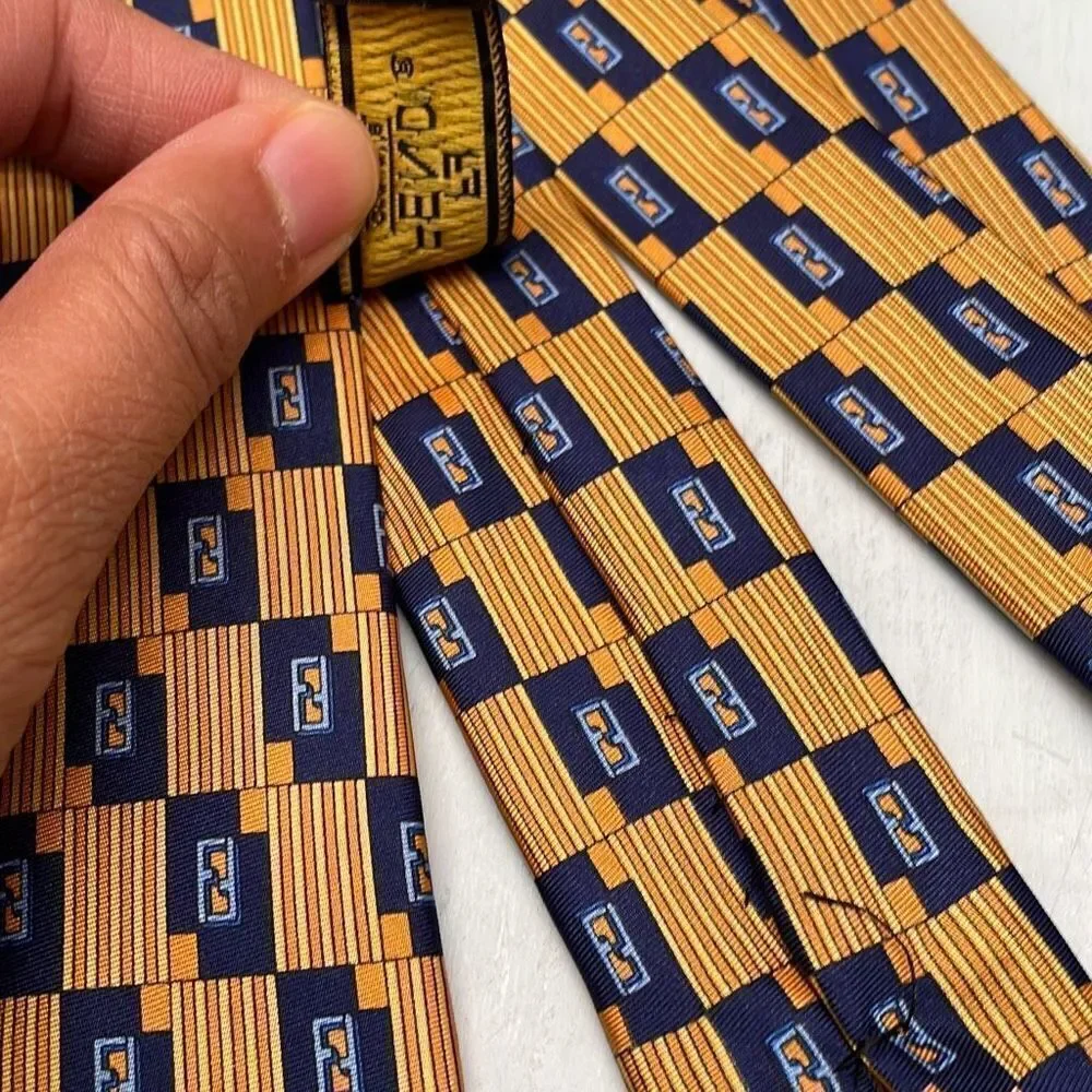 Fendi silk tie